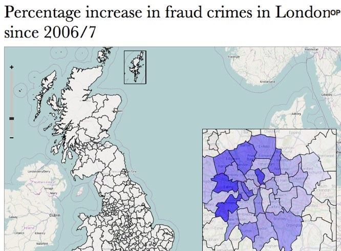 OpenHeatMap - Percentage increase in fraud crimes in London since 2006_7