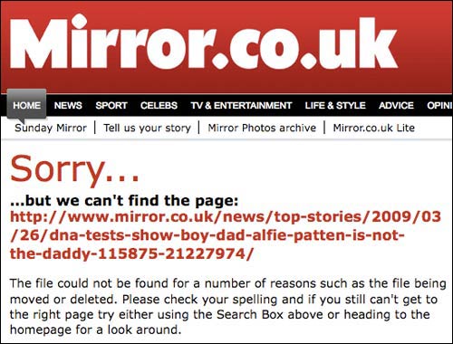 Mirror URL which could land them in court