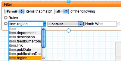 Select the data you are filtering on