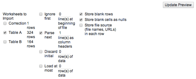 parsing options open refine