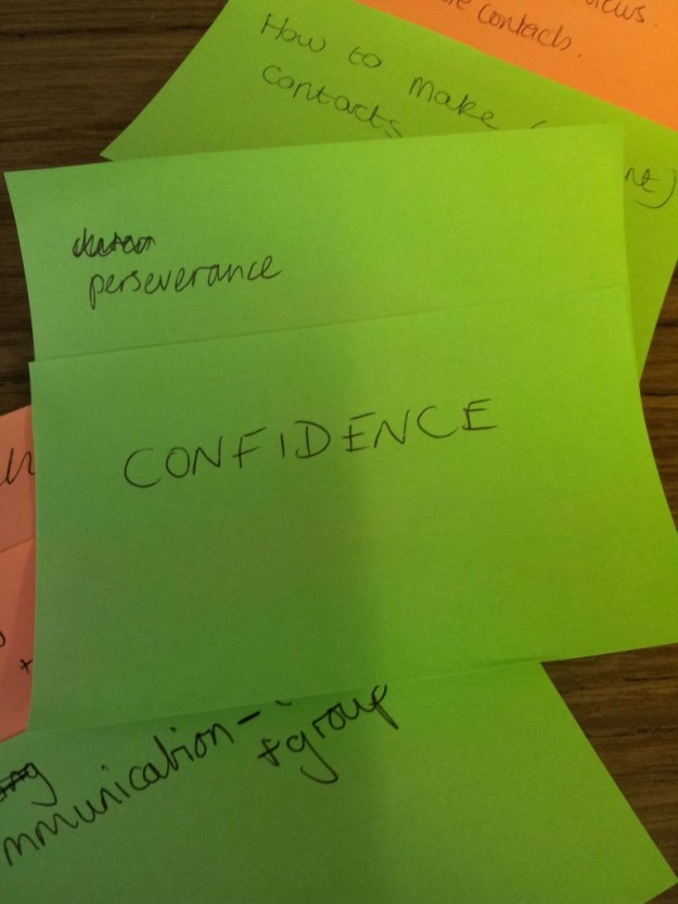 Perseverance and confidence - what students want to learn