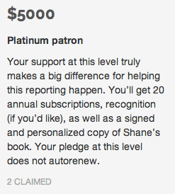 patron subscriptions on Beacon