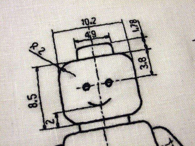 Lego design Image by Cross-stitch Ninja