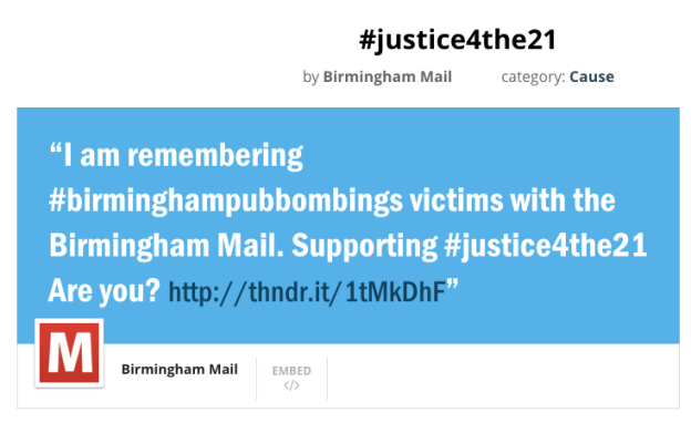 birmingham mail thunderclap