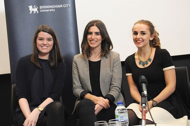 youtubers Hannah Witton, Lilly Pebbles, Anna Gardner