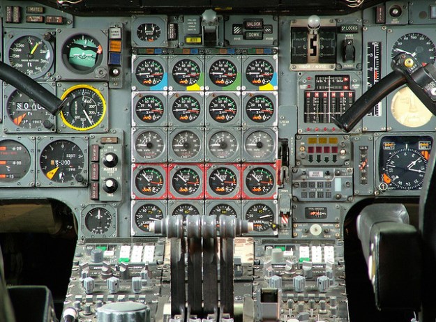 airplane dashboard