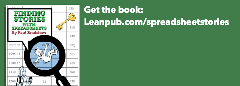 excel for journalists book