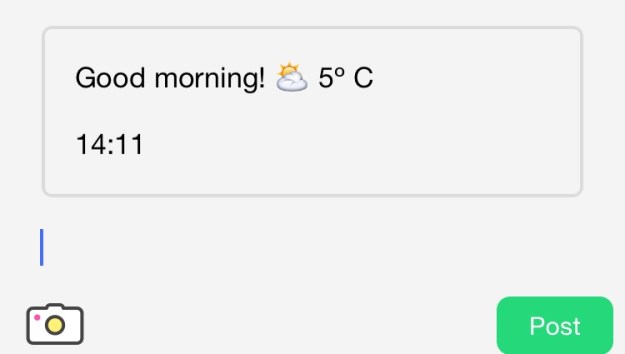 peach app weather temp