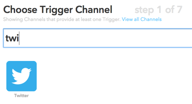 twitter trigger ifttt