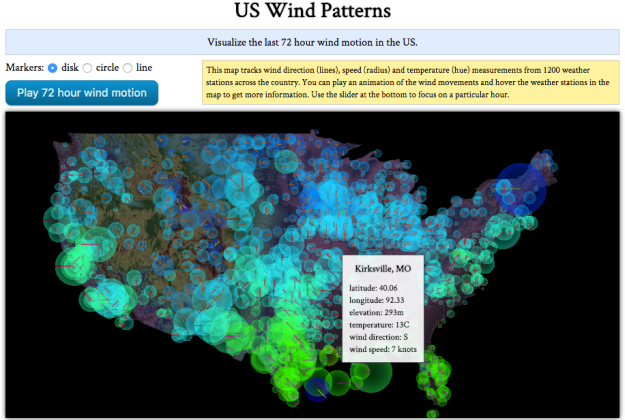 US wind patterns map
