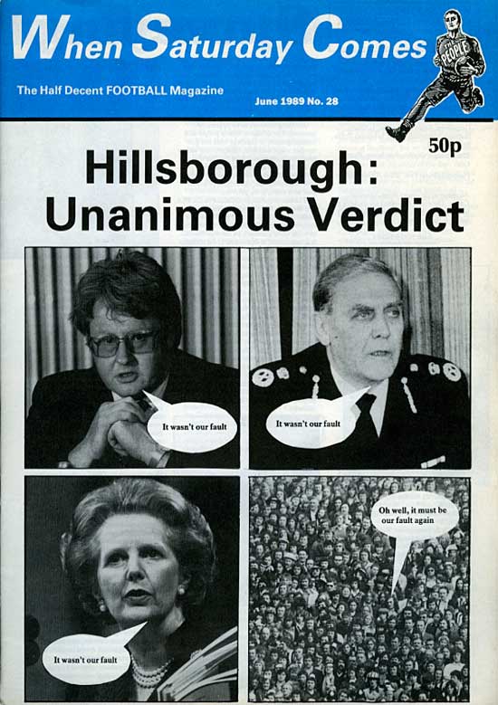 when saturday comes hillsborough front cover