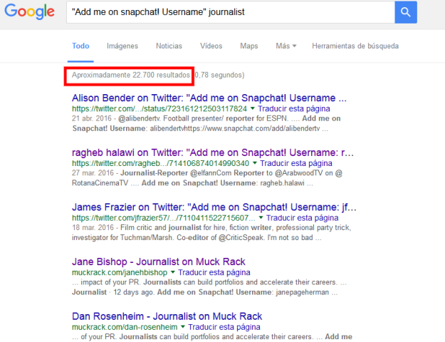 google search snapchat usernames
