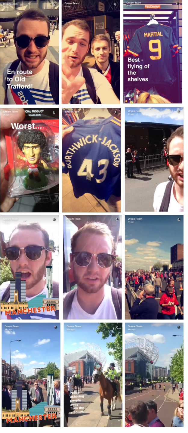 old trafford dream team