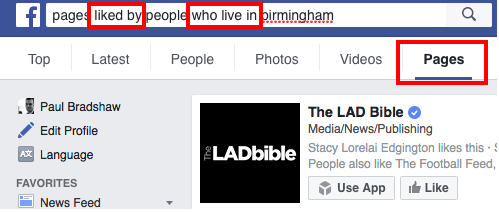 Pages liked by people who live in Birmingham