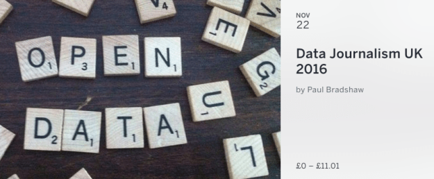 Data Journalism UK 2016