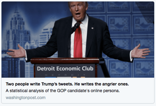 Washington Post story tweet