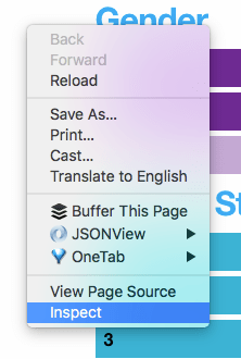 right click inspector