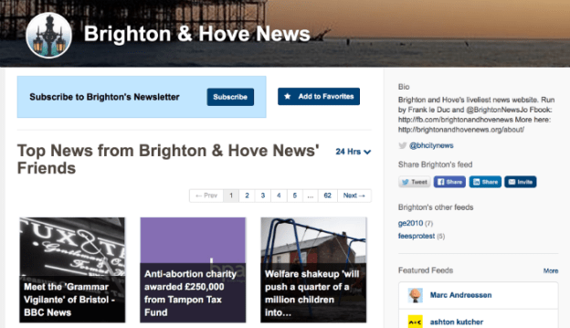 Brighton and Hove news Nuzzel