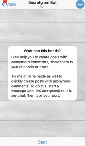 Telegram Secretbot