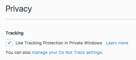 firefox do not track