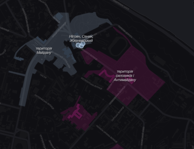 maidan revolution map