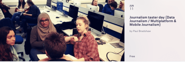 MA journalism taster day