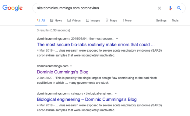 site:dominiccummings.com coronavirus