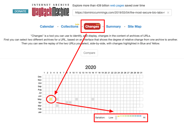 How Wayback Machine and a sitemap file was used to factcheck Dominic ...