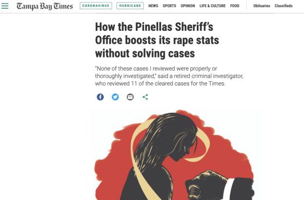 How the Pinellas Sheriff’s Office boosts its rape stats without solving cases